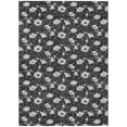 thumbnail image 2 of Addison Rugs Chantille Indoor/Outdoor Transitional Floral Black Machine Washable Rectangle Rug, 10' x 14', 2 of 8