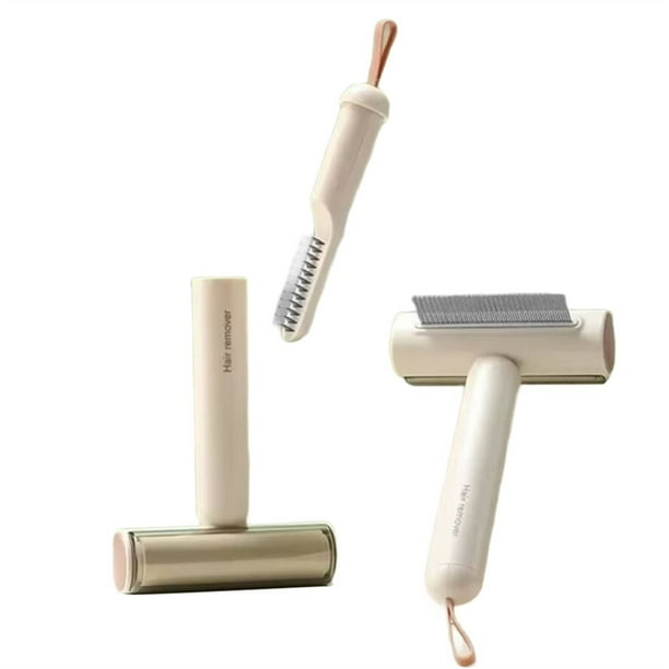 Cepillo para Perros y Gatos. Peine para Quitar el Pelo Suelto, Herramienta para Desenredar y Removedor de Pelusas para Pelajes Largos y Cortos.