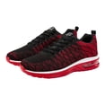 thumbnail image 1 of Zapatos para correr Zapatos para correr Zapatos de senderismo transpirables Moda para el trabajo de viaje en el gimnasio (42 Negro Rojo), 1 of 3