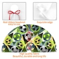 thumbnail image 4 of Lsque Football Doodle Print Christmas Tree Skirt, Tree Skirt with Ties or Velcro, Perfect for Holiday Decorations, Halloween, and New Year-30", 4 of 7