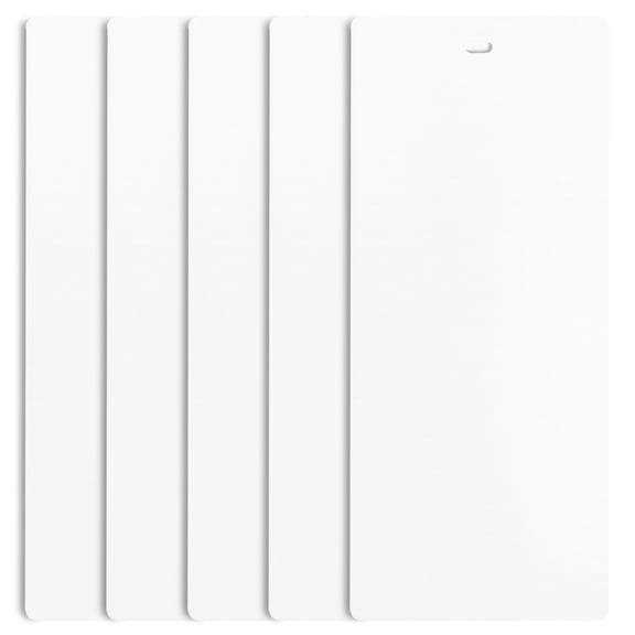 Vertical Blind Slats Vanes Replacement Blinds Kitchen Windows 58.5" x 3.5" White