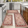 thumbnail image 6 of Kitchen Rugs Sets of 3 Non Slip Washable Kitchen Mats for Floor, Waterproof Kitchen Runner Rug, Floor Mat Carpet for Entryway, Laundry, Sink, Hallway, Bathroom, 6 of 10