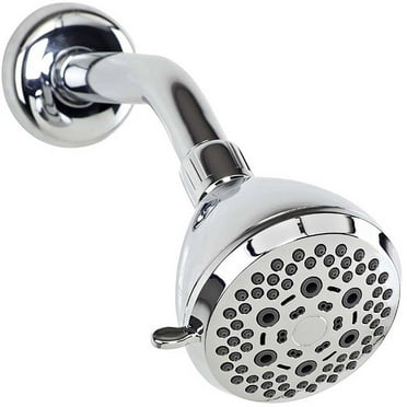 Bath Bliss 6-Function Fixed Shower Head, Chrome