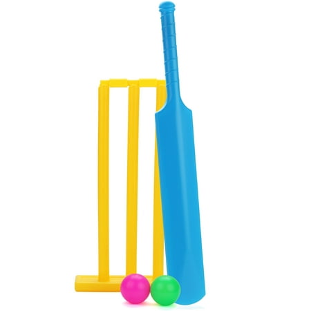 Fascigirl Kids Cricket Set Creative Sports Game Set Ball Game Set Backyard Beach Outdoor Sports Activity Game for Family Kids with (Best Ipl Cricket Games)