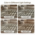 thumbnail image 7 of ODIKA 3'x5' Washable Throw Rug Stain Resistant, Low Profile, Non-Slip Plaid Vintage Border Retro Panel Motif Plank Frame Door Farmhouse Refined for Entryway, Kitchen, Mudroom, 7 of 7