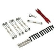 thumbnail image 2 of kusrkot Metal Pull Rod Adjustable Steering Rod Servo Arm Upgrade Parts for Wltoys 144010, 2 of 9