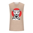 thumbnail image 4 of JDQJBZ Men's Tank Undershirts Summer Solid Color Crew Neck Sleeveless Tops Gym Wear, 4 of 5