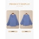 thumbnail image 4 of Blusa Eytino para mujer, talla grande, cuello en V, manga larga, chifón, 4 of 6