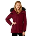thumbnail image 6 of AUNVITO Women's Winter Detachable Hood Down Jacket with Warm Fleece Lining Casual and Functional Style, 6 of 9