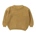 thumbnail image 3 of Chandail Tricoté pour Nouveau-Né et Tout-Petit Bébé, Garçon Fille, Automne Hiver, Chaud, Col Ras du Cou, Chandail, Hauts, Tenues, Vêtements, 3 of 7