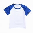 thumbnail image 4 of kpoplk Toddler Girl Clothes Summer Cotton Print T-Shirt and Jeans Shorts Set Casual Girls 2 Piece Outfits Sets 2T-8Y(Blue,5-6 Y), 4 of 5