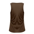 thumbnail image 5 of Mode Décontractée pour Femmes, Gilet à Col Carré Uni, 5 of 5