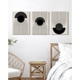 thumbnail image 6 of SHENIFY Abstract Black Boho Wall Art Canvas Prints (Set of 3) Minimalist Modern Decor for Bedroom, Living Room, 6 of 6