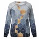 thumbnail image 5 of Ichuanyi liquidación mujer mangas largas camisas casuales geométricas imprimición de la sudadera redonda del cuello julio túnica suelta ICHUANYI WER202308242410, 5 of 6