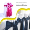 thumbnail image 2 of VONKY Elastic Bowknot Chair Cover Sashes Anti-wrinkle Ribbon Chair Band Wedding Decor, 2 of 8