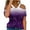 Purple, variant on Black Blouses for Women Business Casual Athletic Tops Women Xl Linen Crop Tops for Women Summer Short Sleeve Button Up Shirts for Women Print