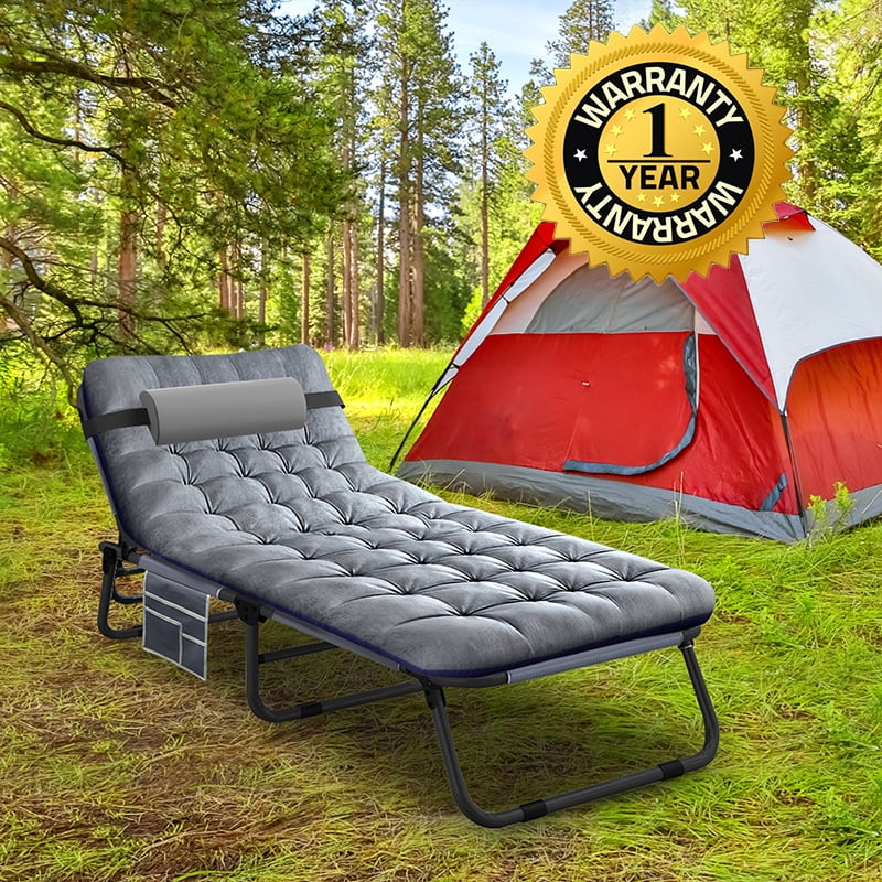 Letto Da Campeggio Pieghevole EVER ADVANCED - XL 214x79x50cm - Portabile E Per 200kg - Foto 7