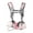 Pink, variant on Dog Lift Harness Emergency Backpack Pet Back Leg Support Full Body Lifter Pet Carrier Adjustable Dog Sling for Large Dog