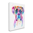 thumbnail image 3 of Boxer Dog Vivid Watercolor Style Animals & Insects Graphic Art Gallery Wrapped Canvas Print Wall Art, 3 of 7