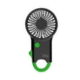 thumbnail image 2 of Ventilador portátil de mano 2 en 1 ligero, potente, recargable, portátil, personal verde, 2 of 9