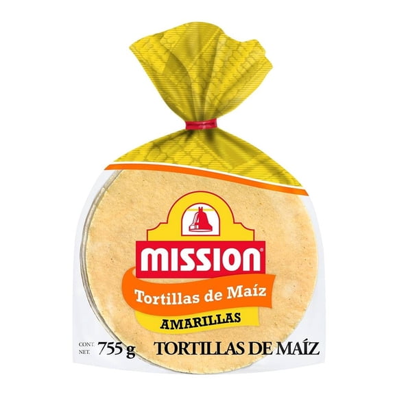 Tortillas de maíz Mission amarillas 755 g