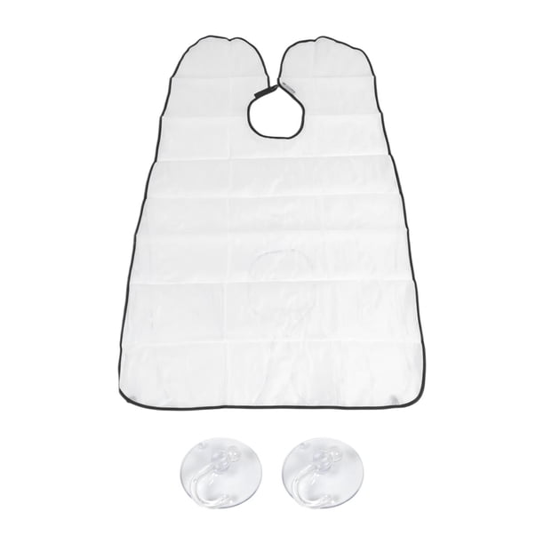 1 Delantal de Afeitar, Recogedor Pelo Barba para Hombres, Afeitado y Recorte, Capa Barba, PañO Aseo Impermeable con Ventosa B