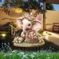 thumbnail image 3 of Easter Bunny Garden Stake Garden Easter Garden Stake Easter Decoration Retro Easter Bunny Easter Egg Garden Logo Outdoor Easter Decoration Easter Bunny Easter Egg Easter Lo Sign Garden Rabbit, 3 of 4