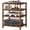 Brown, variant on 3-Tier AV Media Player Stand, Natural Stereo Cabinet, Modern Audio Shelf, Wooden TV Stand,Game Console Shelf, Multifunctional Entertainment Center, Suitable for Home, Conference Room