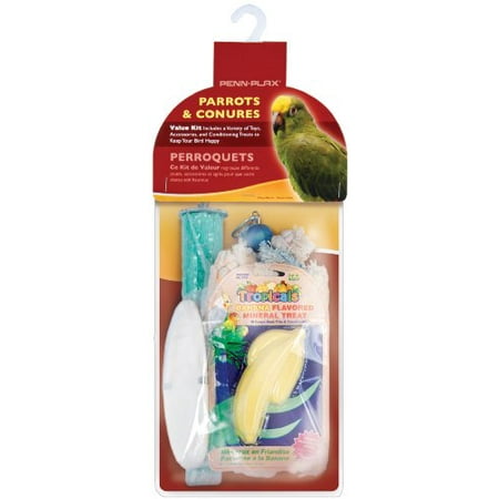Bird Life Parrot & Conure Bird Cage Accessory Value Pack