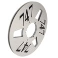 thumbnail image 3 of 1/4 10 Inch Empty Tape Reel 3 Hole Aluminum Alloy Universal Open Reel Sound Tape Empty Reel Opening Machine Part Silver, 3 of 5