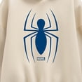thumbnail image 2 of Marvel - Spider-Man Blue Spider Logo - Women's Oversized Fleece Hoodie Sweatshirt, 2 of 4
