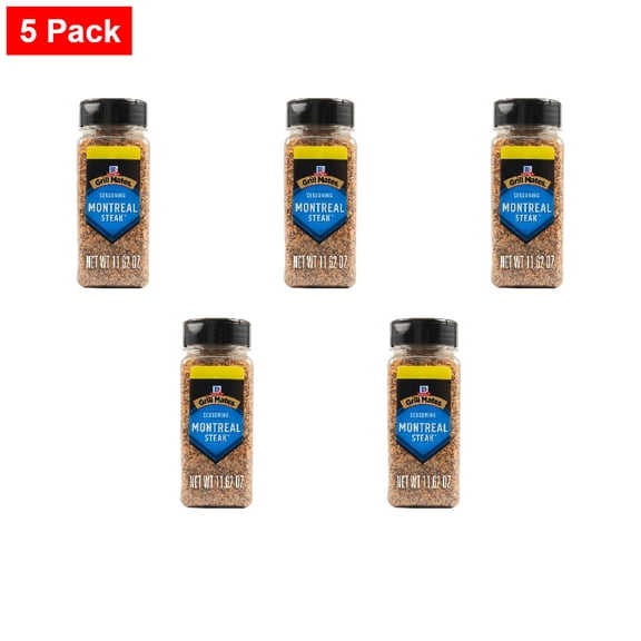 McCormick GRILL MATES Montreal Steak Seasoning 11.62 oz - 5 Pack