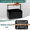 thumbnail image 3 of Organizador portátil Shower Caddy BYUNER para dormitorio y baño, negro, 3 of 6