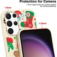 thumbnail image 3 of Christmas Beige Print Phone Case for Samsung Galaxy A36 6.64", Aesthetics Pattern Design Soft TPU Silicone Xmas Cases, Shockproof Bumper Protector Camera Girls Women Cover, Biscuit Deer, 3 of 6