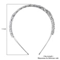 thumbnail image 4 of White Crystal Silvertone Flower Tiara Gifts for Women Birthday Gifts, 4 of 5