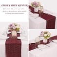 thumbnail image 3 of 6 Pack Burgundy Sequin Table Runners 12" x 72" Sparkle Sequin Table Cloths for Wedding Party Banquet Bridal Shower Decorations, 3 of 14