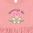 thumbnail image 4 of Inktastic Grammy's Girl Heart Flowers Girls Baby Dress, 4 of 5