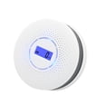 thumbnail image 1 of Detector de niebla Luz de sonido Alarma Sensor compuesto Reloj Indicador 2 en 1 LED Pantalla digital de advertencia para barbacoa Hogar Eigraketly AF000034-00B, 1 of 7