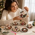 thumbnail image 5 of Christmas Pearl Diamond Painting Suncatcher Kit,DIY Craft for Adults (10in) | Pearl Chain,Pearl Board,2D Pearl Art,Christmas Decor(A), 5 of 9