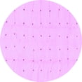 thumbnail image 1 of Ahgly Company Indoor Round Solid Purple Modern Area Rugs, 5' Round, 1 of 4