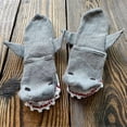 thumbnail image 5 of 1pair Fun and Cozy Men's Shark Novelty Socks for Autumn and Winter, 5 of 5