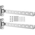 thumbnail image 1 of 2Pcs Wall Mounted Clothes Hanger Clothes Drying Rack Drying Rack 90 Rotation Wall Mounted Foldable Clothes Rack with Screws and Anchors, 1 of 5