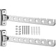 thumbnail image 1 of 2Pcs Wall Mounted Clothes Hanger Clothes Drying Rack Drying Rack 90 Rotation Wall Mounted Foldable Clothes Rack with Screws and Anchors, 1 of 5