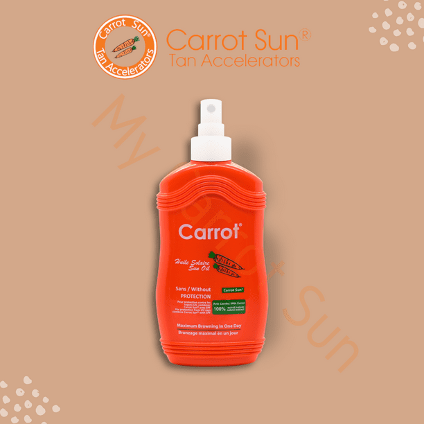 Carrot Sun Tan Accelerator Original Spray with Carrot Oil, LTyrosine