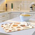 thumbnail image 6 of Yayeee Dish Drying Mat for Kitchen Counter 16"x18" Microfiber Absorbent Pad, Fall Beige Pumpkin, 6 of 7