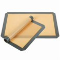 thumbnail image 5 of 3 Set Liner Sheet Silicone Baking Mat Non Stick Heat Resistant Oven Mats Toaster, 5 of 5