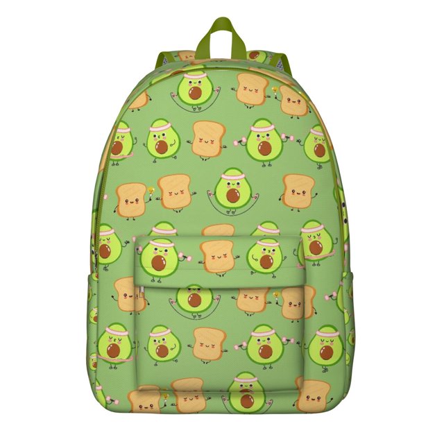 Fast Food Hamburger and Sandwich Pattern School Backpack, American Food Theme Large Capacity Travel Bag, Anti-theft Multifunctional Casual Daypack for Outdoor Use