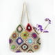 thumbnail image 5 of Bolso de hombro de las mujeres bohemias Bolsos Hollow Out Picnic Photo Props Viajes de verano Chic Casual Hecho a mano para cosméticos de sol , Hugo Bolso De Ganchillo, 5 of 9