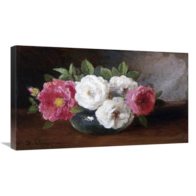 30 in. Pink & White Art Print - Benjamin Champney