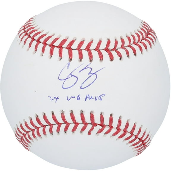 Corey Seager Texas Rangers 2023 MLB World Series Champions Autographed Baseball with "2X WS MVP" Inscription - Fanatics Authentic Certified